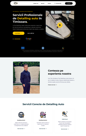 template website ong